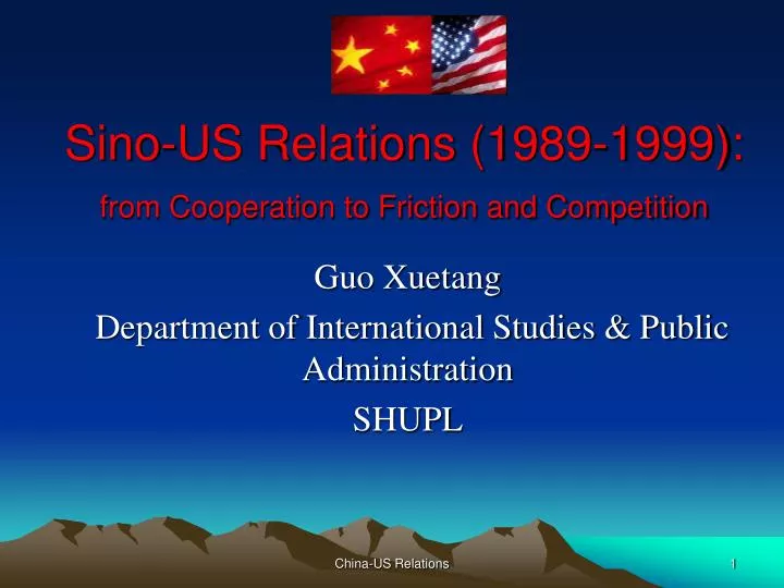 sino us relations 1989 1999 from cooperation to friction and competition