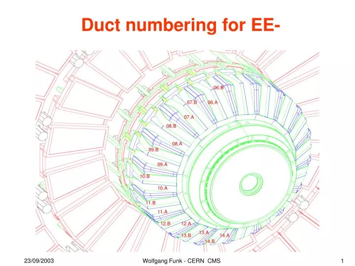 duct numbering for ee