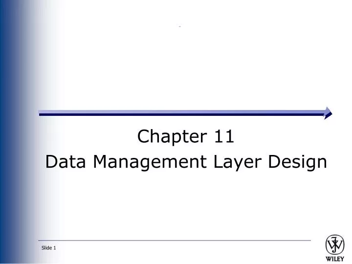 chapter 11 data management layer design