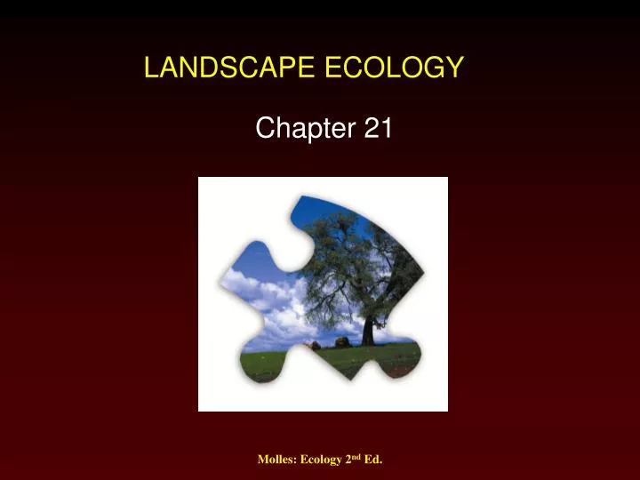 landscape ecology