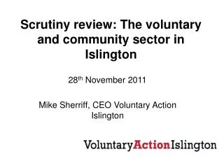 Scrutiny review: The voluntary and community sector in Islington