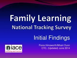 Family Learning National Tracking Survey