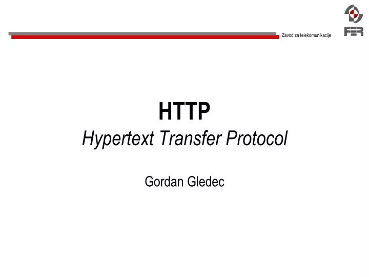 http hypertext transfer protocol