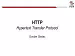 HTTP Hypertext Transfer Protocol - slide 1