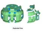 Detailed Exploded View of Thermal Shield System with Glass-Epoxy Structure and Support - slide 1