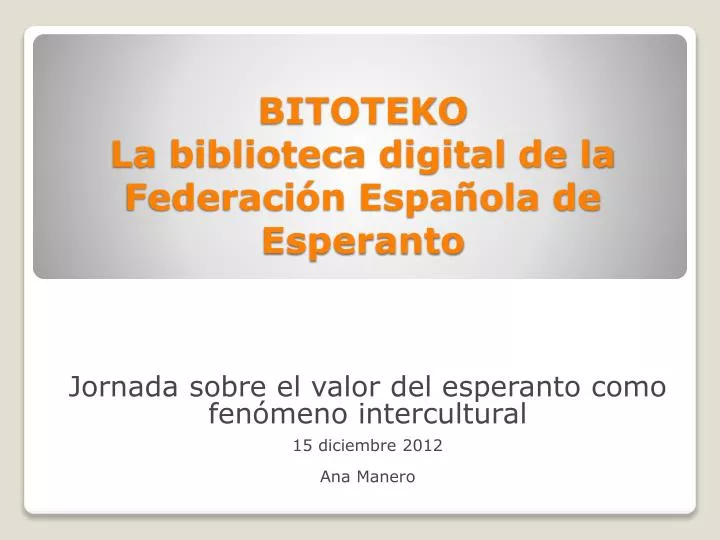 bitoteko la biblioteca digital de la federaci n espa ola de esperanto