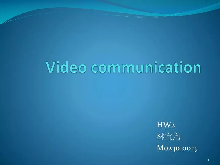 video communication
