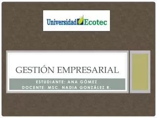 gesti n empresarial