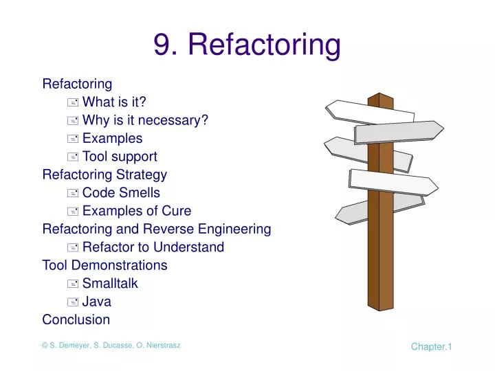 9 refactoring
