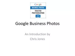 Google Business Photos