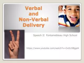 Verbal and Non-Verbal Delivery