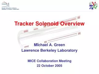 Tracker Solenoid Overview