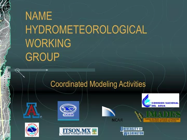 name hydrometeorological working group