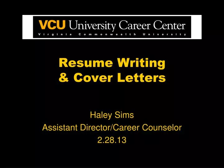 resume writing cover letters