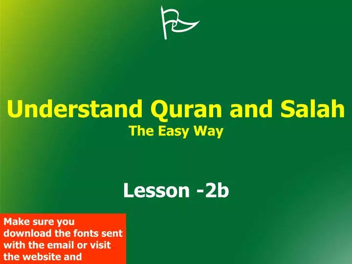 understand quran and salah the easy way