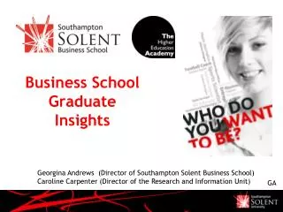 Business School Graduate Insights