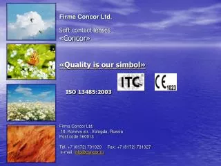 1991 - Firma Concor Ltd. was founded
