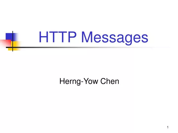 http messages