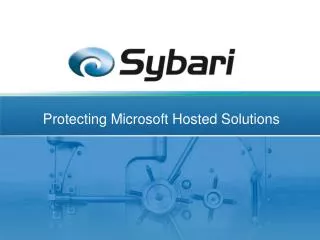 Protecting Microsoft Hosted Solutions