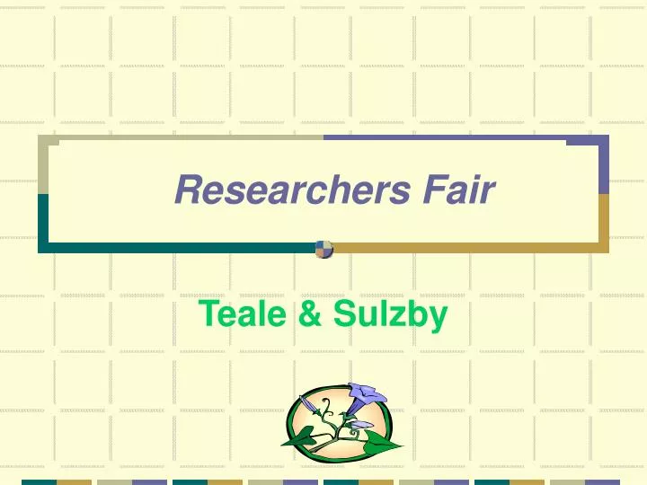 researchers fair