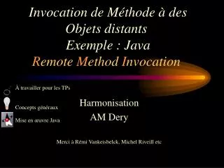 invocation de m thode des objets distants exemple java r emote m ethod i nvocation