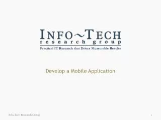 Develop a Mobile Application