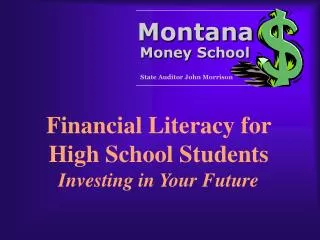 Financial Literacy for High School Students Investing in Your Future