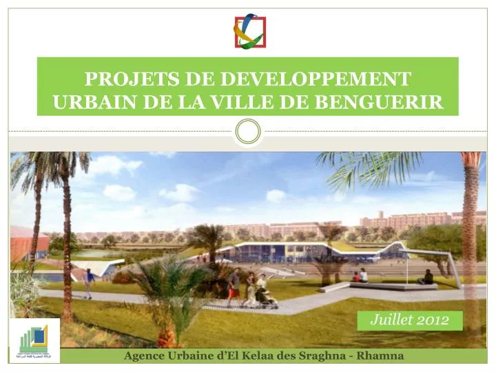 projets de developpement urbain de la ville de benguerir