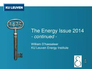 The Energy Issue 2014 - continued -