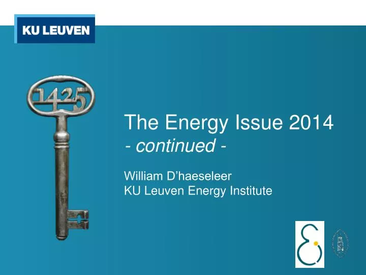 the energy issue 2014 continued