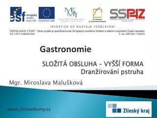 slo it obsluha vy forma dran rov n pstruha