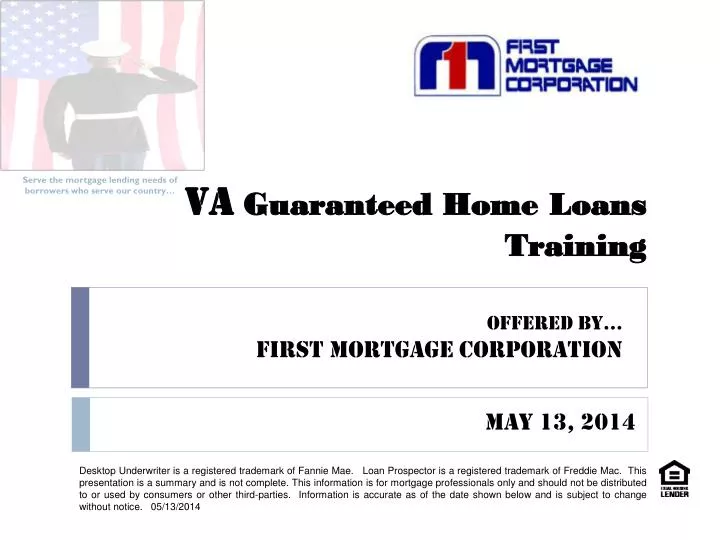 va guaranteed home loans training