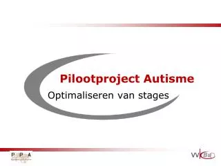 Pilootproject Autisme