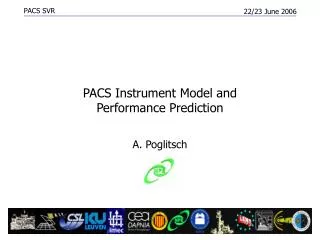 PACS Instrument Model and Performance Prediction