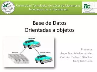 base de datos orientadas a objetos