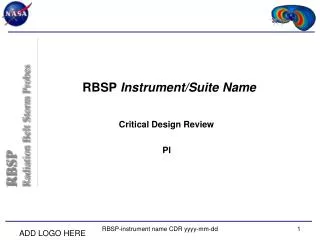RBSP Instrument/Suite Name