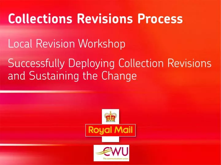 collections revisions process