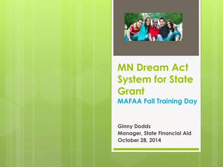 mn dream act system for state grant mafaa fall training day