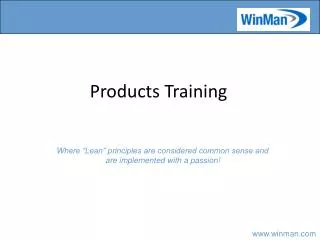 Products Training
