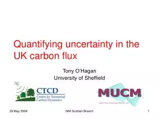 Quantifying uncertainty in the UK carbon flux