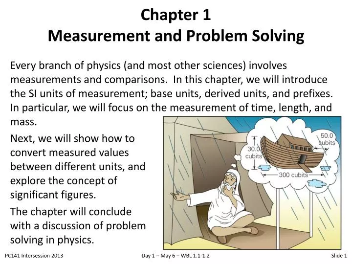 chapter 1 measurement and problem solving