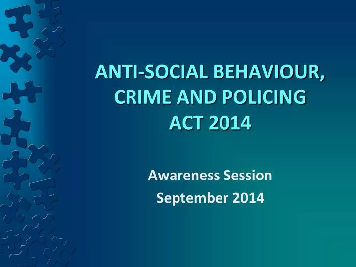 anti social behaviour crime and policing act 2014