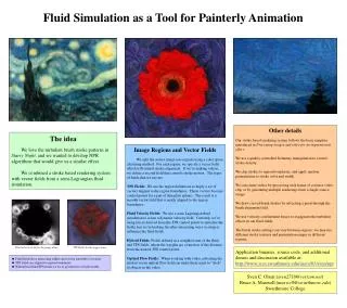 Fluid Simulation as a Tool for Painterly Animation