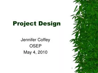 project design