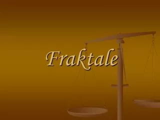 fraktale