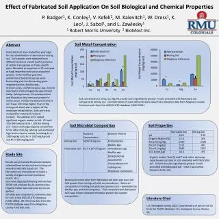 Effect of Fabricated Soil Application On Soil Biological and Chemical Properties
