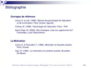 bibliographie