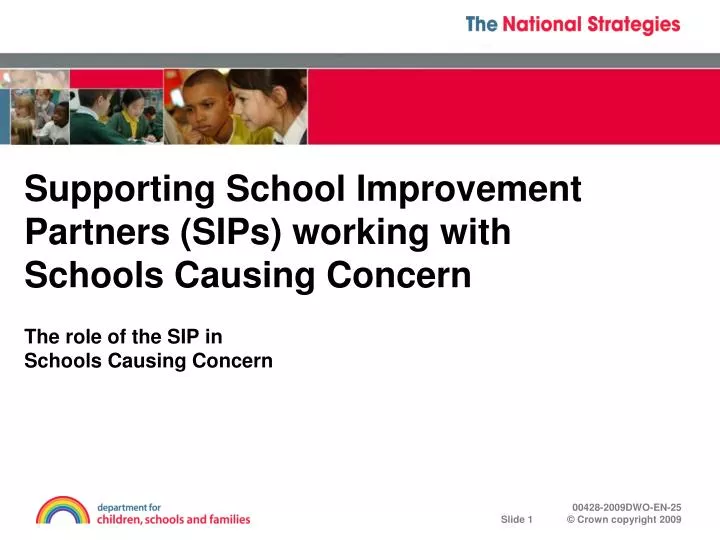 supporting school improvement partners sips working with schools causing concern