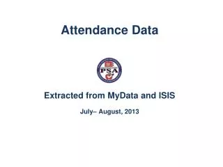 Attendance Data