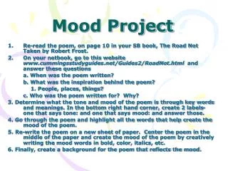 mood project